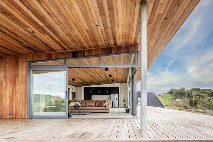 Lean to house design