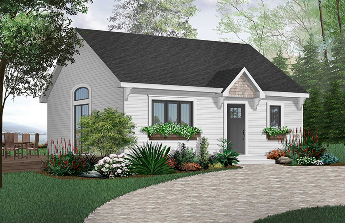 Simple cottage house design