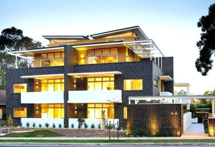 Three storey house design