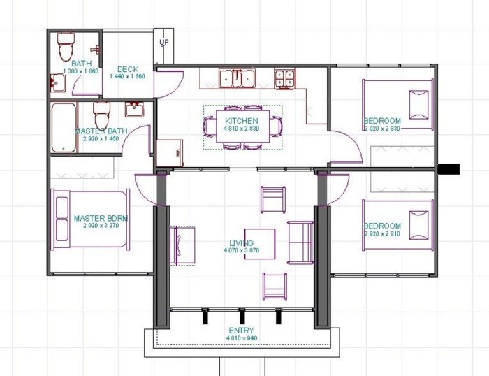 100 sqm house design