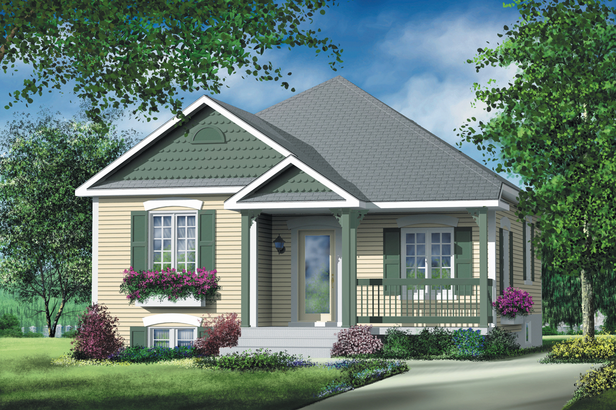 Simple cottage house design