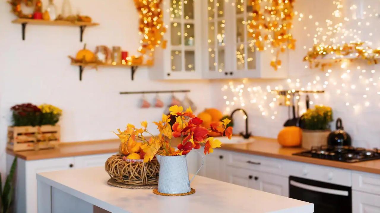 Fall kitchen decor ideas