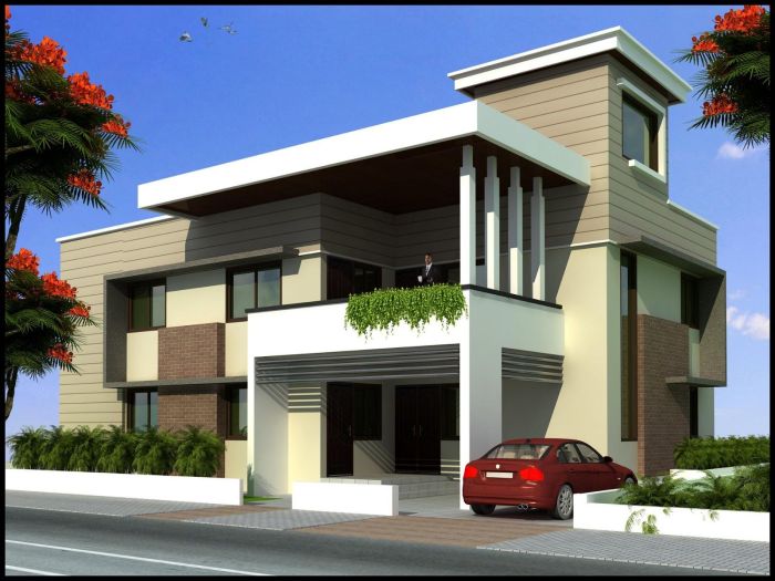 Small duplex house design