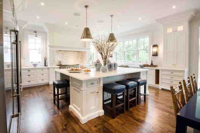 Kitchen island counter decor