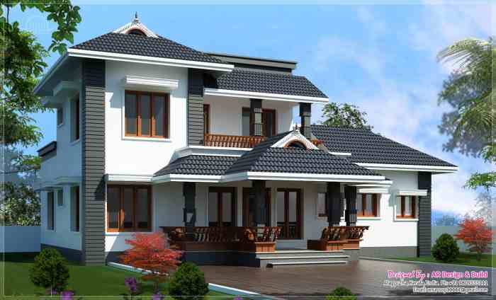 Kerala india house roof design