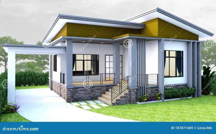 Exterior home design for small house