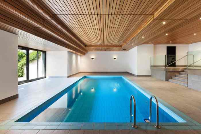 House design with indoor swimming pool