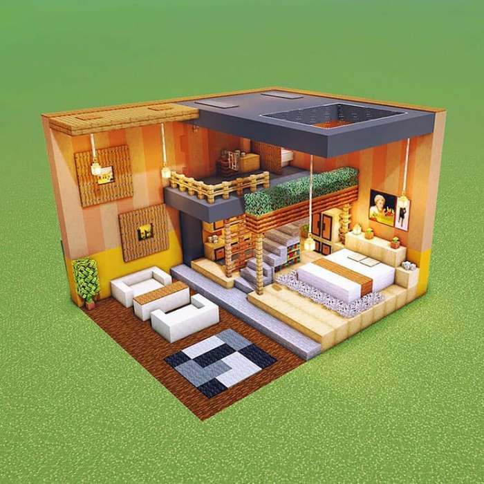 Minecraft house interior design ideas