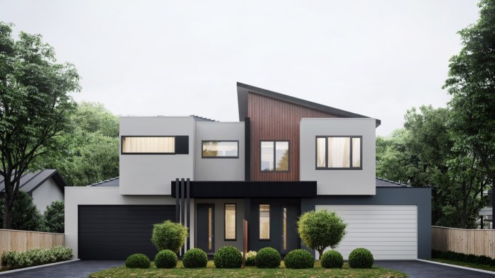 Contemporary house front design