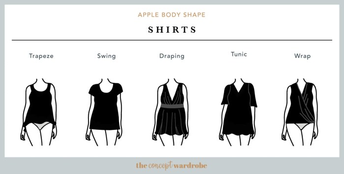 Wedding dresses for apple shape