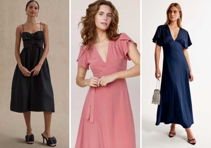 Bump friendly fall wedding guest dresses