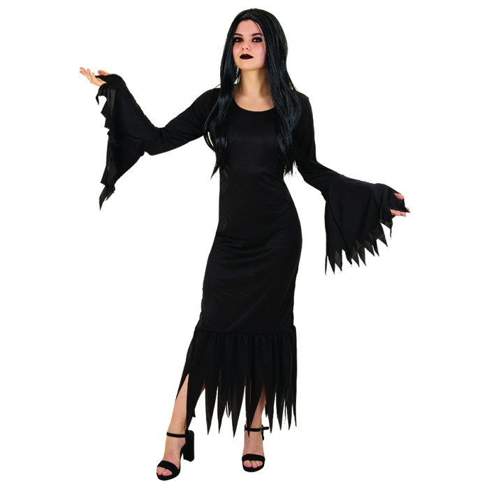 Black witch wedding dress