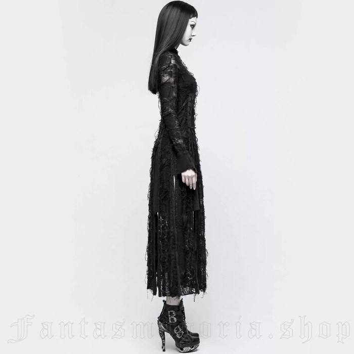 Black witch wedding dress