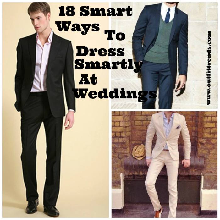 Casual mens dress for wedding