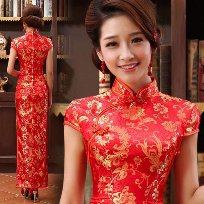 Chinese modern wedding dress